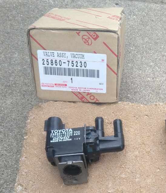 ゆう TOYOTA 25860-75230 Genuine TACOMA 4RUNNER Vacuum Switching OEM | eBay