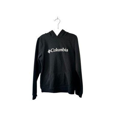 Columbia Black Long Sleeve Hoodie Sweatshirt Youth Medium 10/12