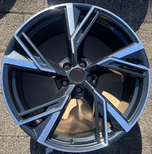 1 CERCHIO IN LEGA ORIGINALE 21" AUDI A7 S7 4K C8 8,5x21 ET30 4K8601025AR RUOTA LIBERA