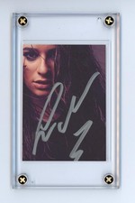 Lea Michele Autographed Trading Card Sized Signed Cut ACOA