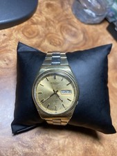 Orologio Seiko 6309-8159 36mm automatico 17 gioielli vintage anni 80 bicolore oro