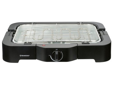 Silvercrest Tischgrill Gartengrill elektrisch GTGE 2300 C1 fettfrei 2300Watt