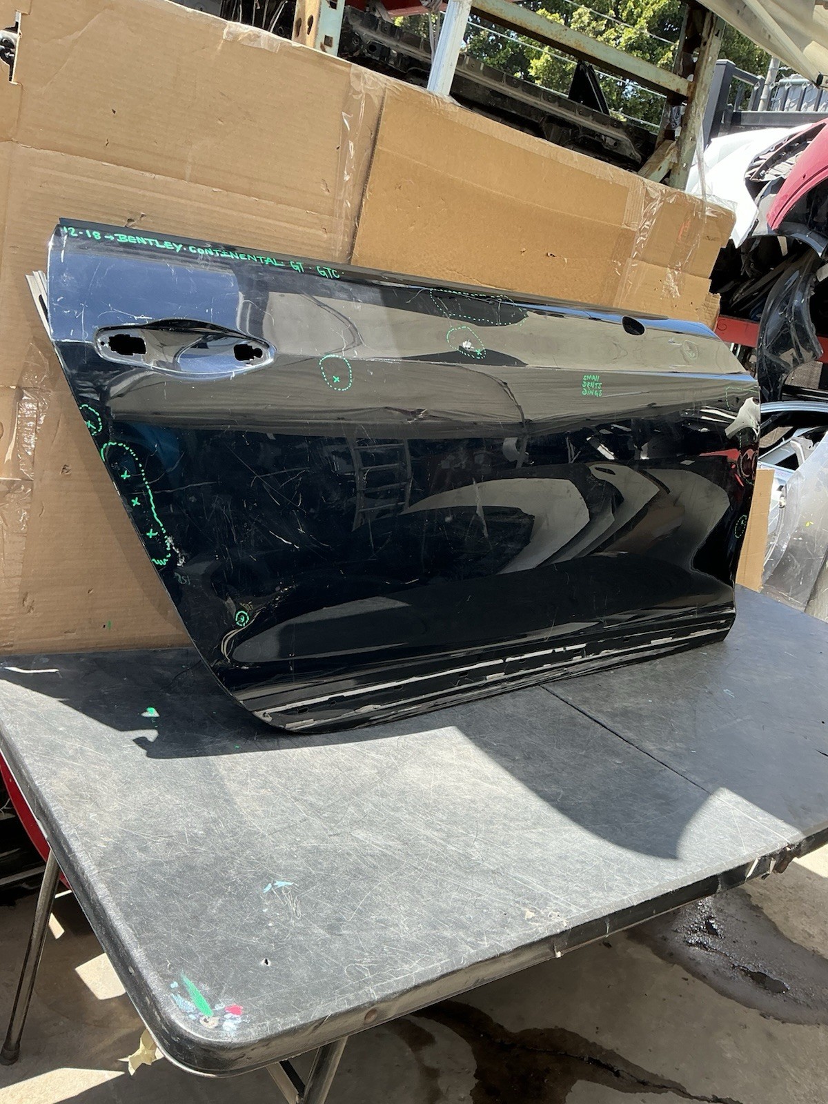 2012 - 2018 BENTLEY CONTINENTAL GT - FRONT PASSENGER SIDE DOOR OEM 