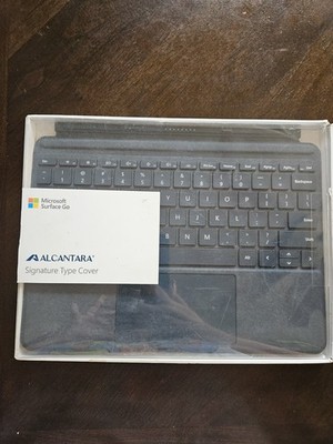 Microsoft Surface Go Signature Type Cover Keyboard Alcantara Ice Blue Open Box 