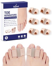Bunion Toe Separators for Women, Gel Toe Spacers Bunion Corrector with 2 Loop...