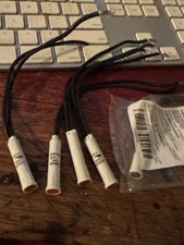 5 Flush Panel Lights , 1 Red, 120 V AC 20C859 & 4 Orange il1f-125n-au6 1 new