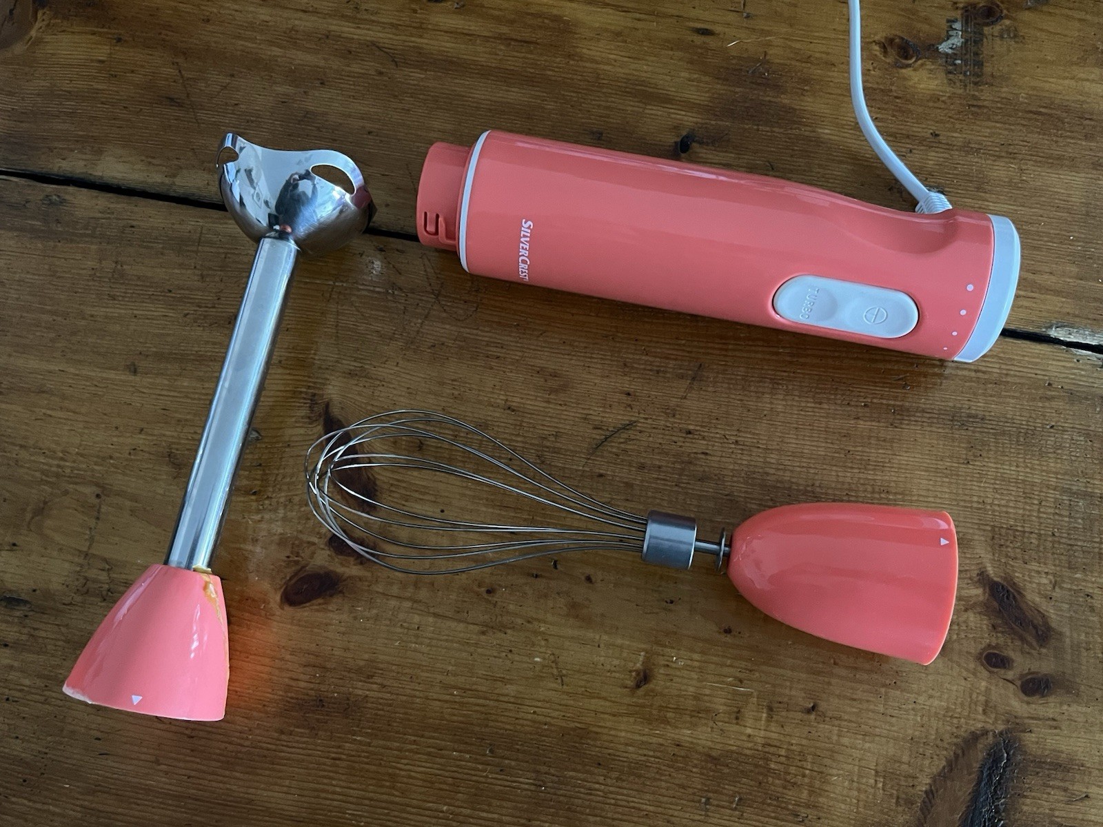 Silvercrest Stabmixer mit Pürierstab und Schneebesen