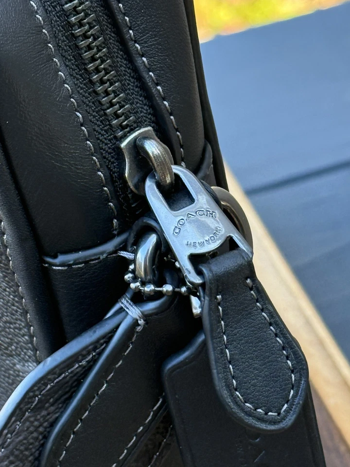 Bandolera Coach Sullivan nueva con etiquetas con estampado de camuflaje exclusivo CAO74 Gunmetal/Gris Multi Foto 2 de 4