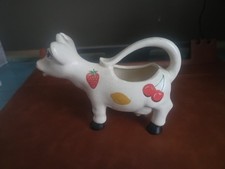 Vt Jello Cow Creamer Sebastian Fruit Transfers Lemon Lime Strawberry Cherry 7"