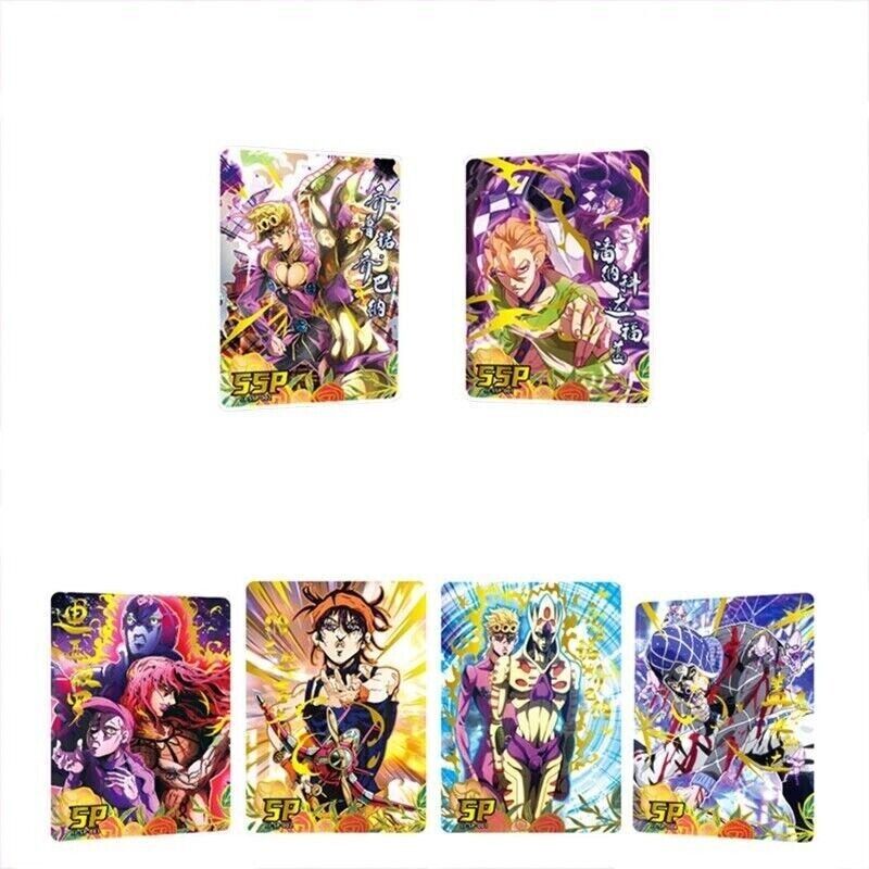  JoJo Bizarre Adventures Cards - JJBA Anime Cards Booster Packs  - TCG CCG Collectable Trading Card Game Box (10 Packs) - AW Anime WRLD :  Toys & Games