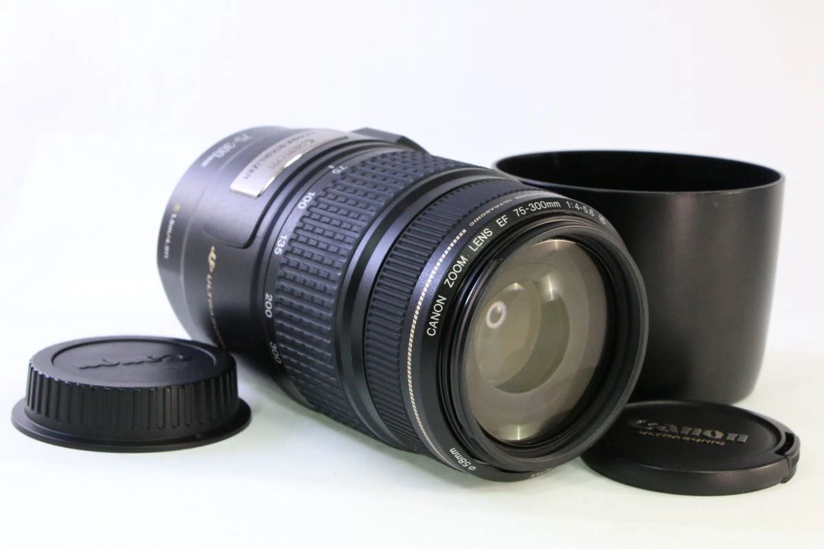 Canon EF 75-300mm F4-5.6 IS USM extremely thin EE895