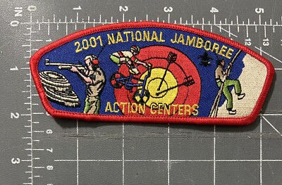 2001 National Scout Jamboree Action Mitten Csp Aufnäher BSA Archery Skeet Jagd