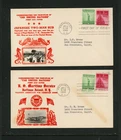 1943 FDC UN Crosby Cachet VF Cover Japanese 2 man Submarine & Maritime Service