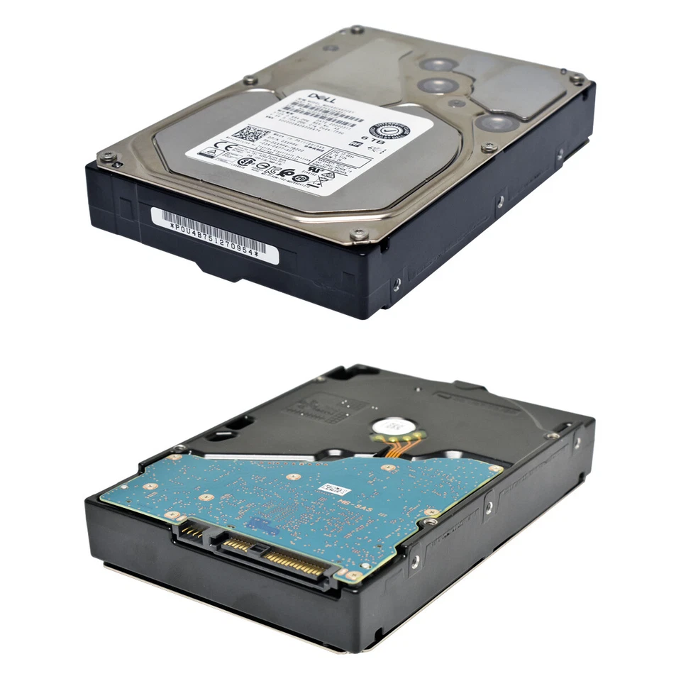 Dell Toshiba 6TB 512e HDD Festplatte 3.5" 7.2K 12G SAS MG04SCA60EE 03PRF0 - Bild 3 von 3