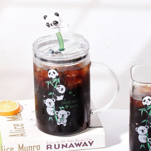 Square Transparent Glass Cup Heat Resistant Water Cup Coffee Cup Home Bar