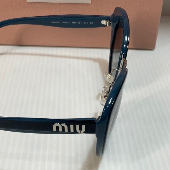 Miu Miu woman’s sunglasses smu 06TTMY-5D1 cat eye made in Italy Miu Miu woman main image 2