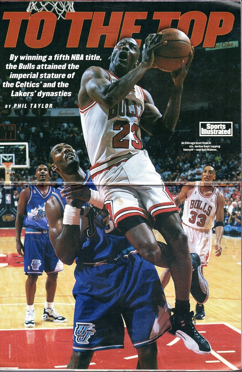 1997 6/23 Sports Illustrated magazine basketball Michael