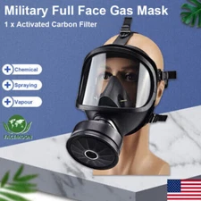 Soviet Retro MF14 Military Full Face Gas Mask Filter Anti Dust Ammonia Chemical