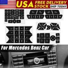 Button Repair Kit Window Switch Sticker For Mercedes Benz A B E350 ML350 10-2014