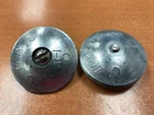 ANODES RUDDER TRIM TAB ZINC CAMP 70-R1 2 PACK 1-7/8"D SALTWATER AND BRACKISH