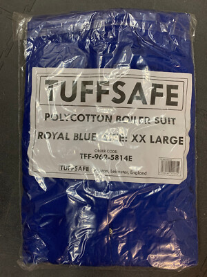 Tuffsafe Polycotton Kesselanzüge x4. Größe XXL. Portofrei