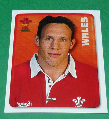 #175 TAYLOR WALES MERLIN IRB RUGBY WORLD CUP 1999 PANINI