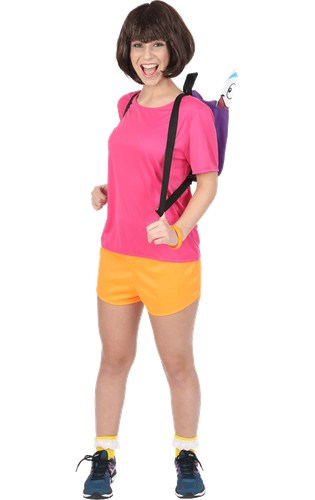 Womens Adult Dora The Explorer TV Fancy 