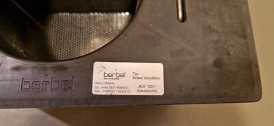 berbel Umluftfilter BUF 125+ FK Spezialkohle
