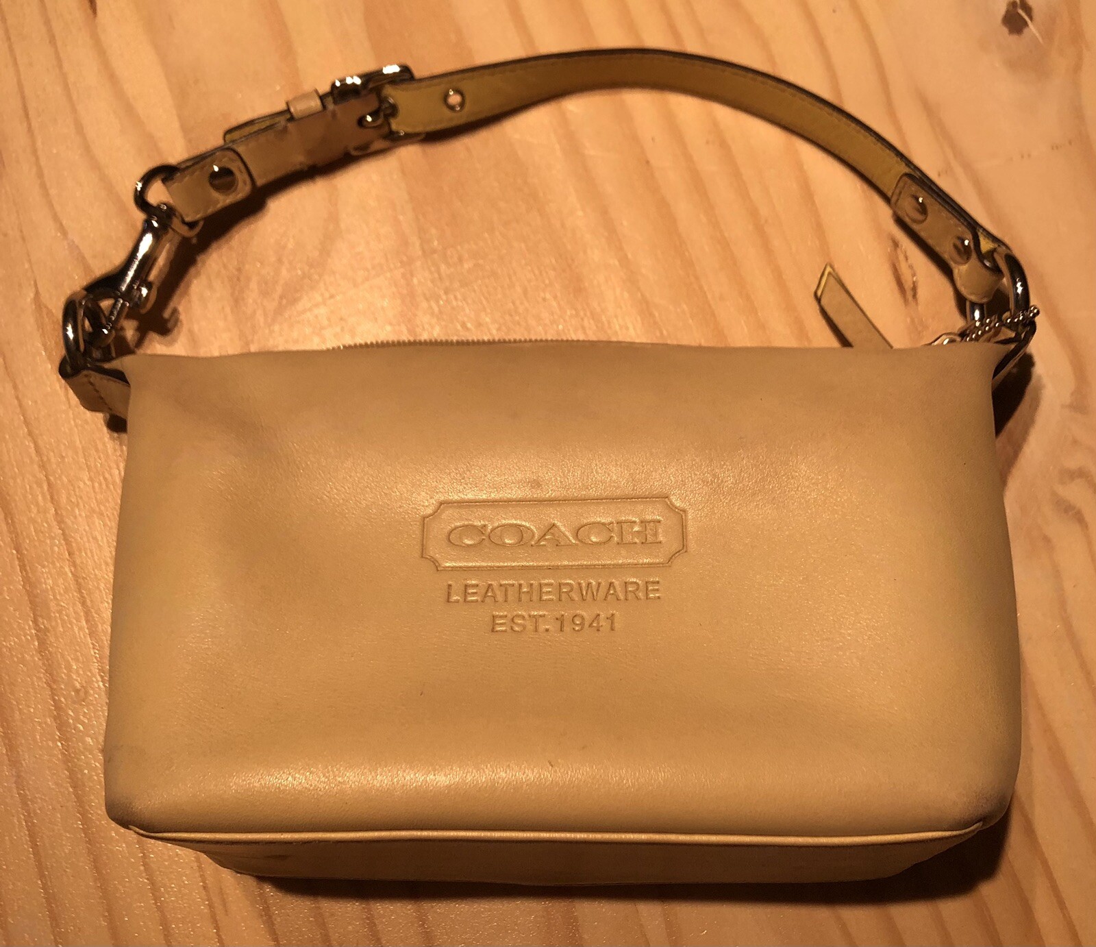 coach small leather Yellow/tan Gem
