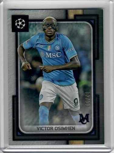 2023-24 Topps Museum Collection #30 Black Diamond Parallel VICTOR OSIMHEN /10 SP
