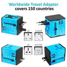 Travel Adapter, Multi-Nation Travel Adapter, All-in-one International Power