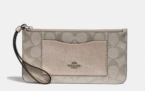 coach zip top wallet