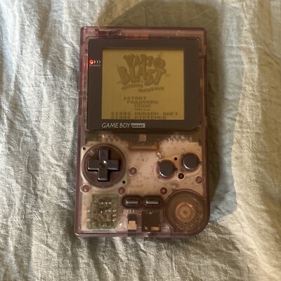 Nintendo Game Boy Pocket (MGB-001) Clear Atomic Purple JP Version