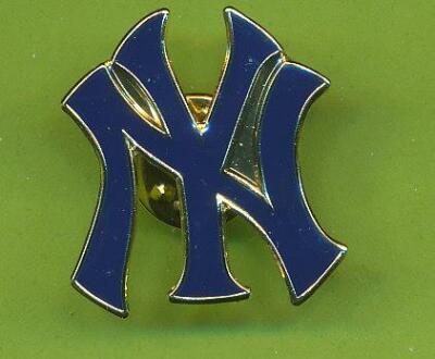 High Quality Enamel Lapel Logo Pin -  New York Yankees   Blue