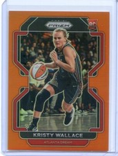 2022 Panini WNBA Prizm KRISTY WALLACE RC ROOKIE #71 ORANGE PRIZM #9/49 DREAM