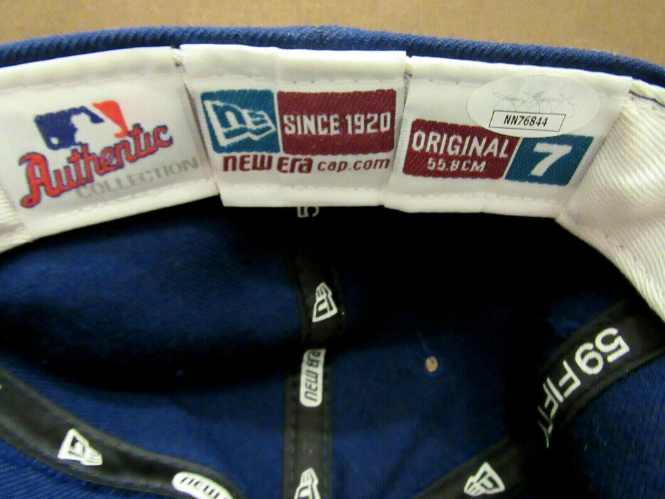 DUSTY BAKER 2004 CHICAGO CUBS MANAGER FUTURE HOF SIGNED AUTO NEW ERA CAP HAT JSA - Image 4 of 4