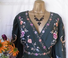👗***MONSOON PRE-OWNED "CHRISTEL GREEN" DRESS SIZE 20***👗