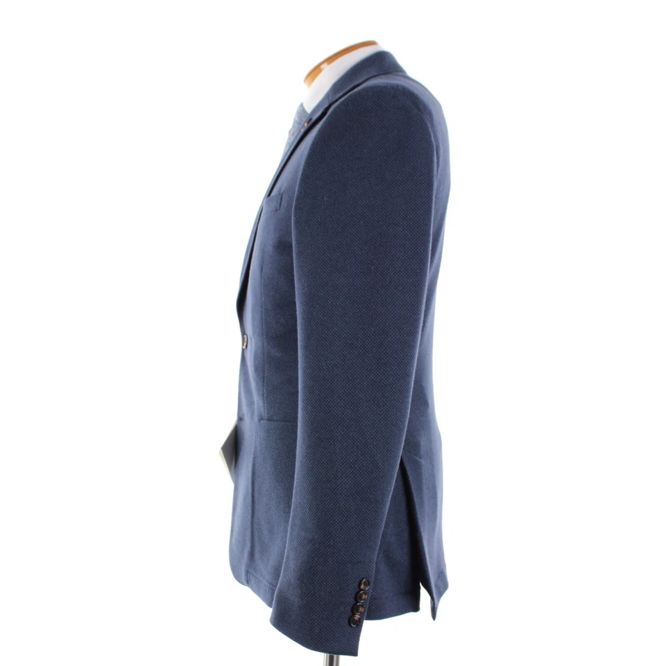 Pal Zileri NWT Polyester Blend Sport Coat Size 50R (40R US) Baron In Blue Check - Image 4 of 4