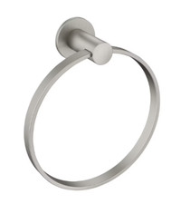 Moen Avri Brushed Nickel Wall Mount Single Towel Ring