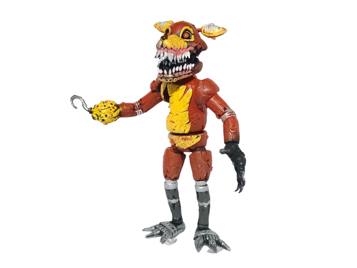 FNAF ANIMATRONIC TWISTED FOXY action figure size 8 Five Nights at Freddy's  ⚡⚡⚡⚡