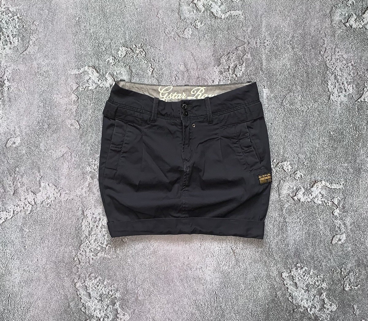 G-STAR RAW Damen Mini Cargo Skirt – Lässiger Kurz-Schnitt Mit Cargo-Taschen