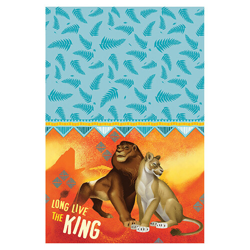 LION KING PAPER TABLE COVER ~ Birthday Party Supplies Cloth Decorations 2019