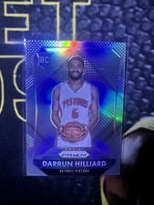 2015-16 Darrun Hilliard Panini Prizm SILVER ROOKIE HOLO #345 - Villanova