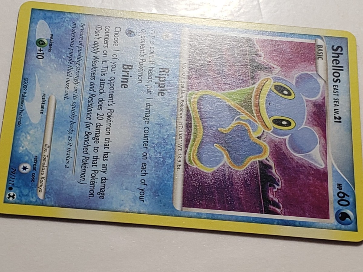 Shellos 79/111 - NM - Rising Rivals Pokemon Card - Tomokazu Komiya