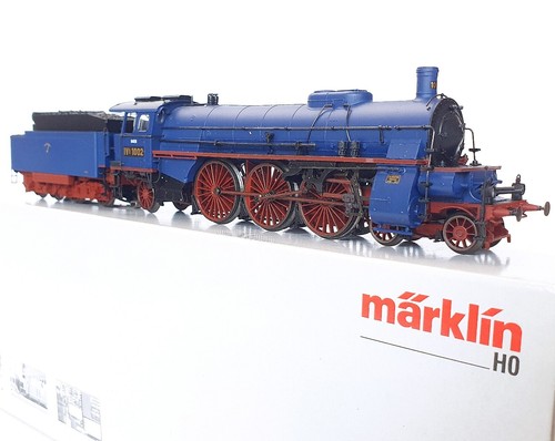 Marklin DIGITAL MFX AC HO IVH "BADEN" Type: IVh-1002 STEAM LOCOMOTIVE Blue NMIB!