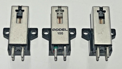 Lot of 3 Vintage Model 100 Turntable Cartridges - Tested for Continuity