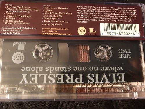 Elvis Presley Where No One Stands Alone (cassette) NEW Lisa Marie Presley - Picture 2 of 2