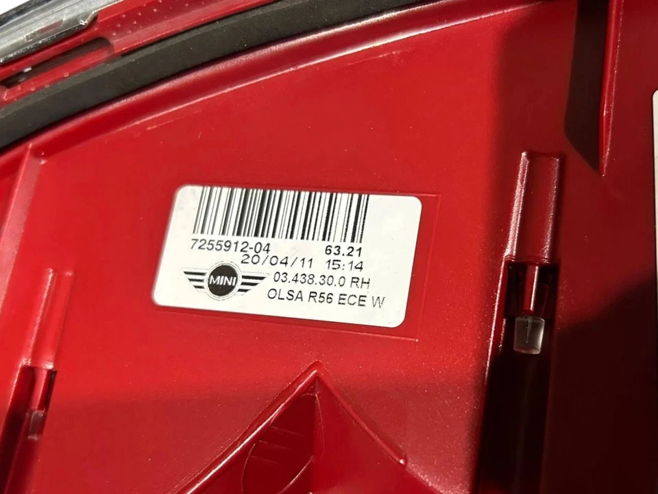 Luz Trasera IN The Side Panel , Blanco Derecha 7255912 Mini Cabrio R57 LCI Coupé - Imagen 4 de 4