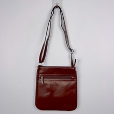 Stauer Brown Leather Crossbody Purse