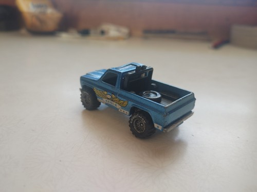 Vintage 1977 Mattel Hot Wheels Blue Real Riders GMC Eagle Truck Diecast - Picture 2 of 6